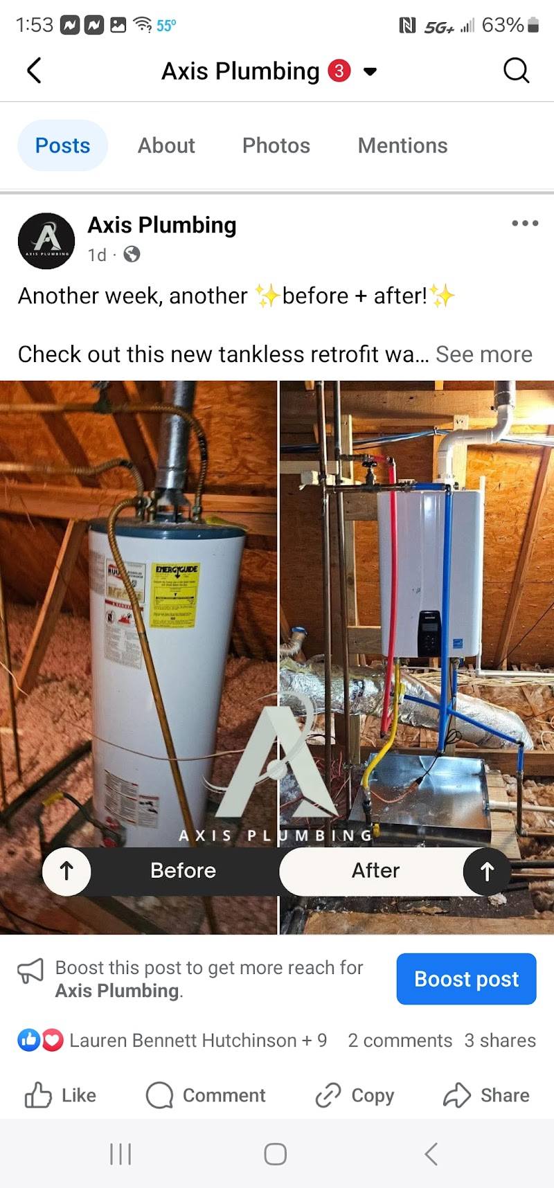 Axis Plumbing of Baton Rouge